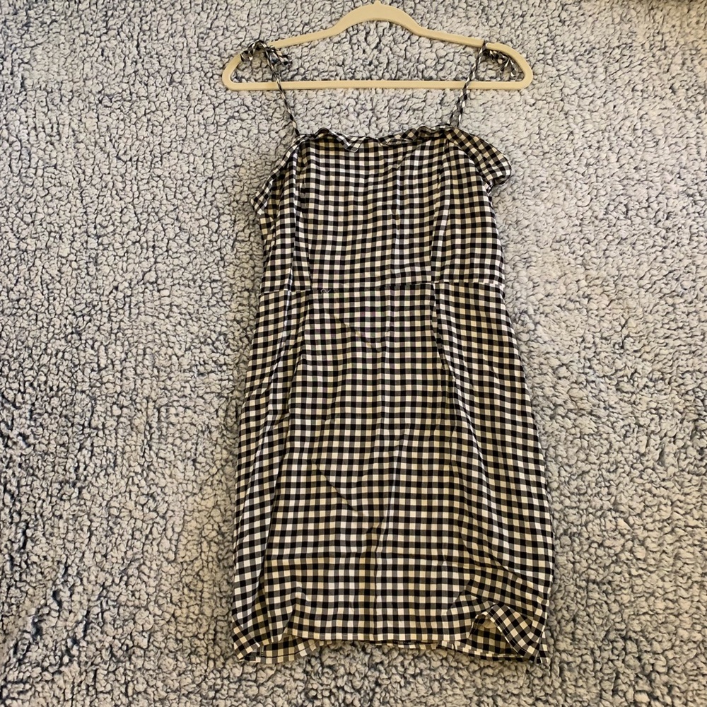 cupcakes & cashmere Black and White Gingham Mini Dress